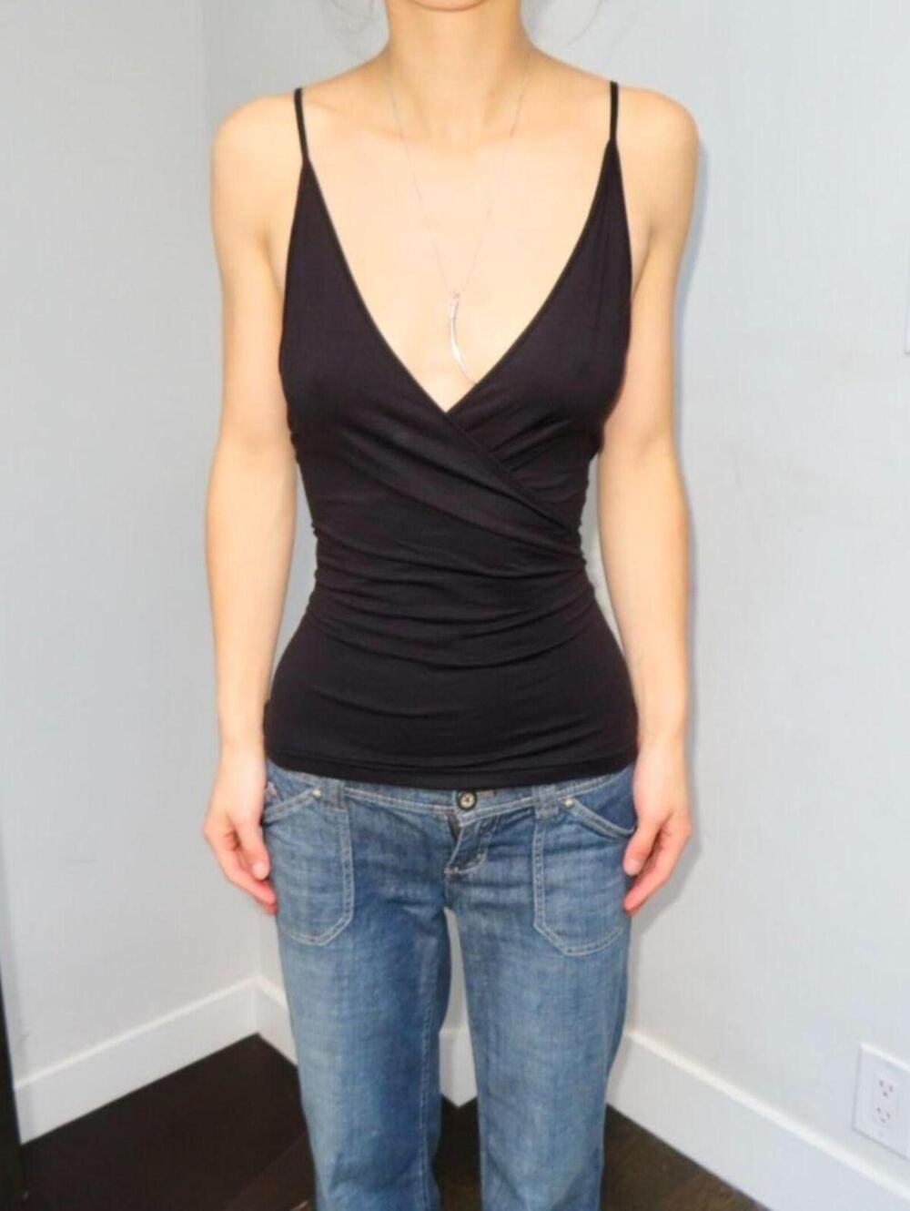 Women's Black Vests-tanks-cami